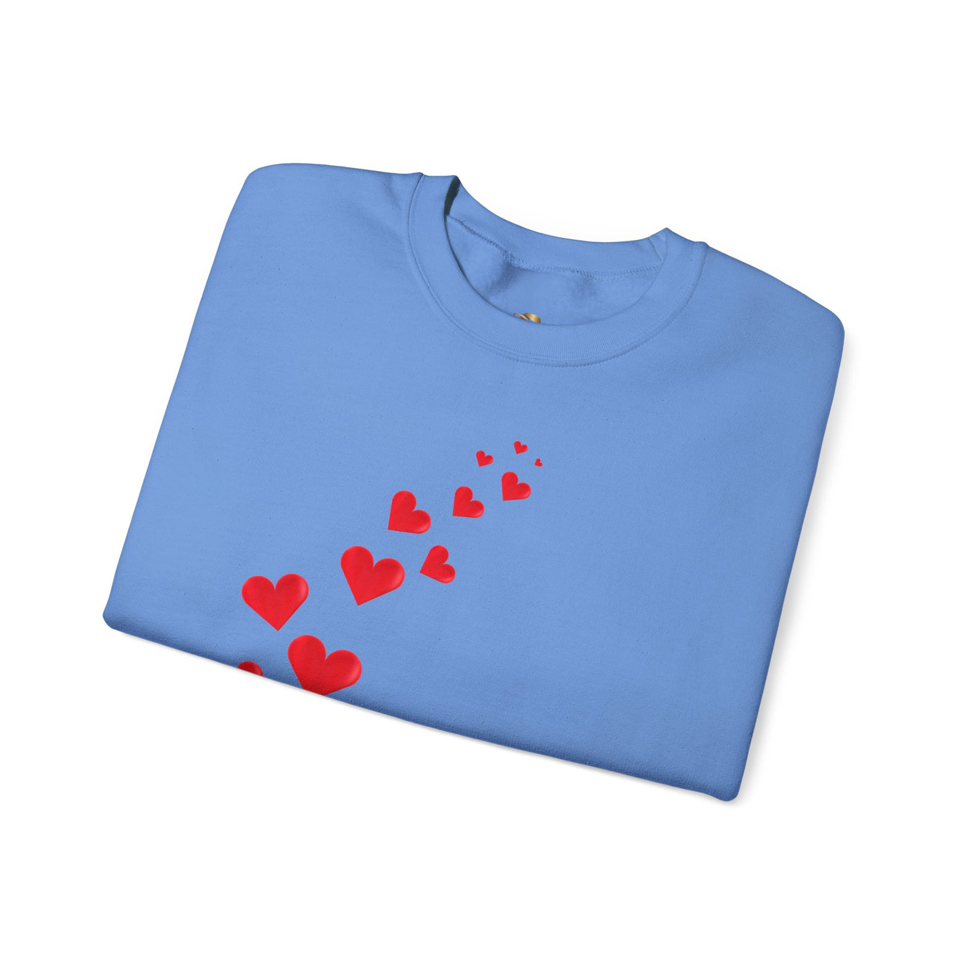 You are Enough Hearts Love Sweatshirt - Unisex Heavy Blend Crewneck, Gift for Him Her, Ultimate Comfort, Every Season, Unisex Sweatshirt - NOTALIFY