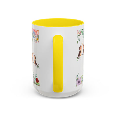 Mug, Inspirational Ceramic Cup w/ Flower Design, Bloom where you are planted, Gift for her/him, Quote Tea Mug, Home Office Decor, - NOTALIFY
