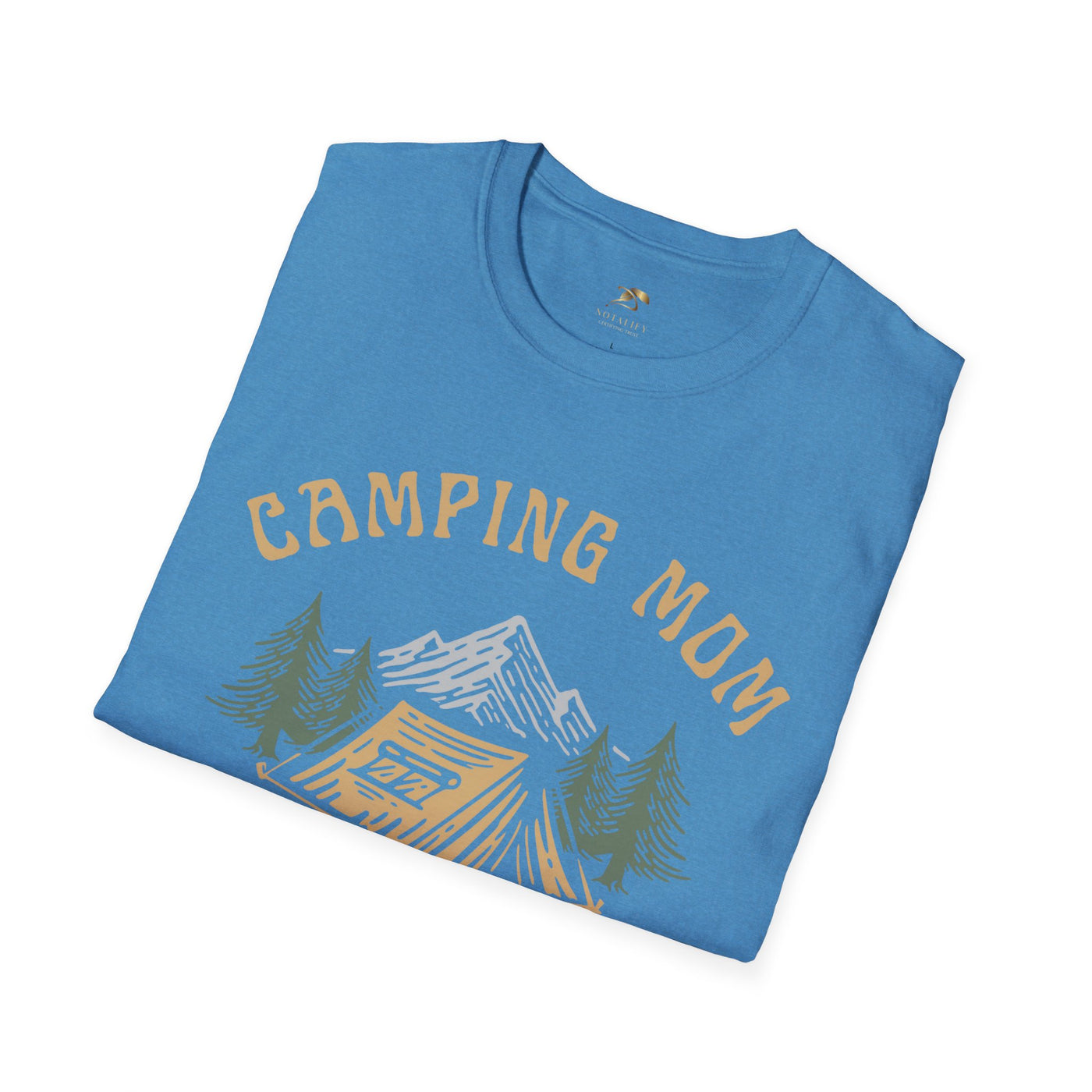 Camping Mom T-Shirt, Campfire Memories Tee, Outdoor Adventure Shirt, Nature Lover Gift, Family Camping Top, Mother's Day, Mom Memories - NOTALIFY