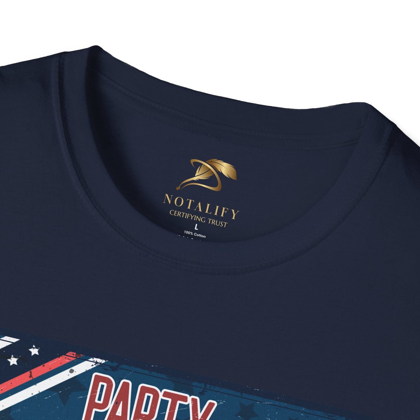 Party Like it's 1776 Patriotic Party T-Shirt for Independence Day celebrations.