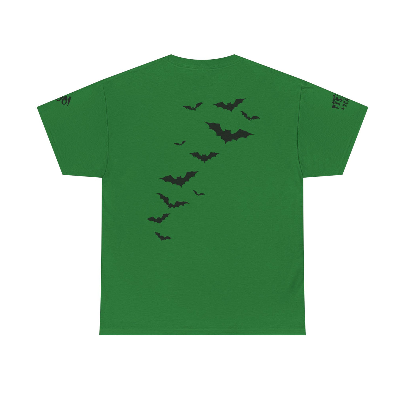 NOTALIFY Halloween Just Here for the Boo Graphic Tee, Spooky T-Shirt, Fun Fall Apparel, Unisex Halloween Tee, Gnome & Bats