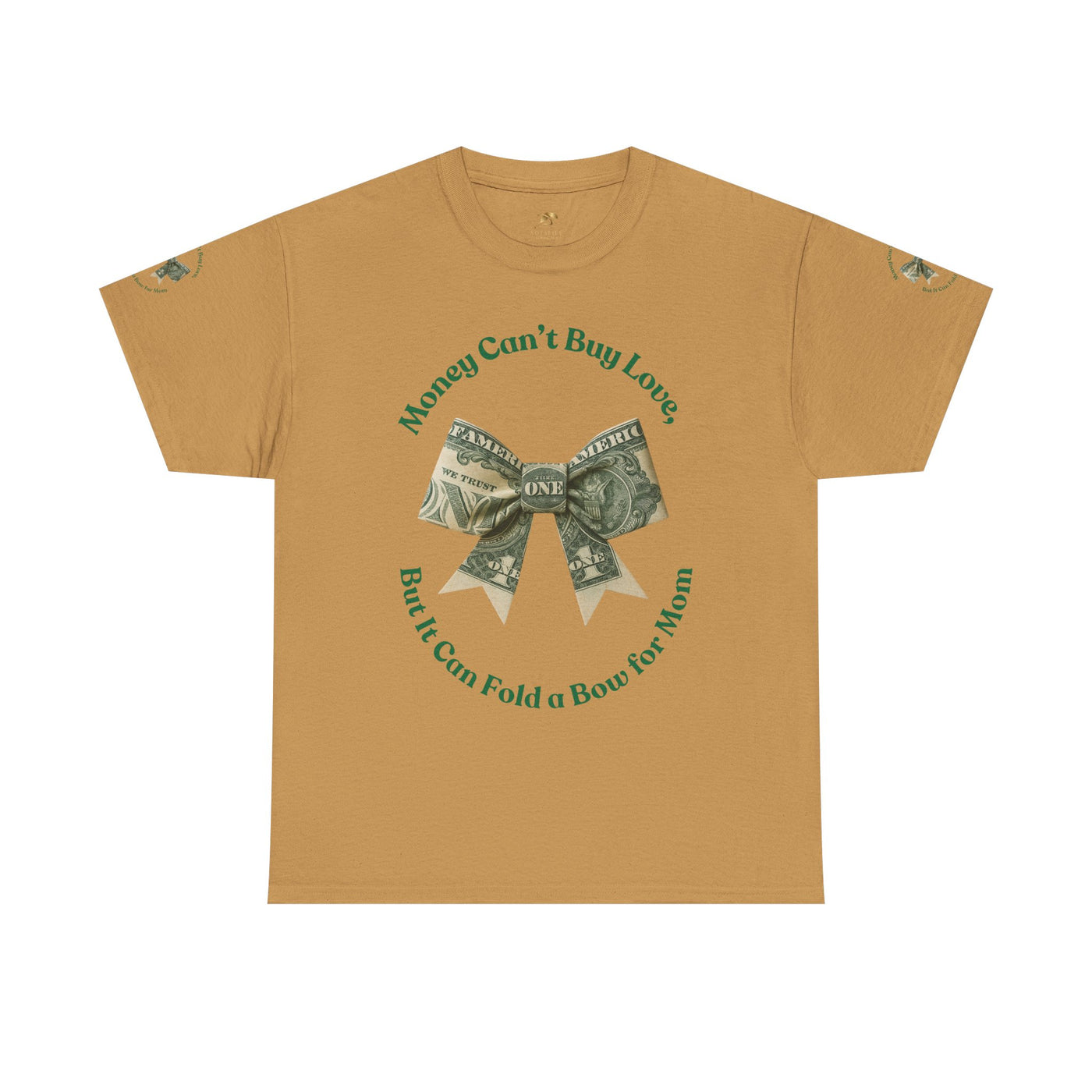 Mother's Day Money Bow Unisex Tee, Love for Mom, Gift for Her, Mother's Day Shirt, Funny Mom Tee, Mom makes Money, Mom but it all for me - NOTALIFY