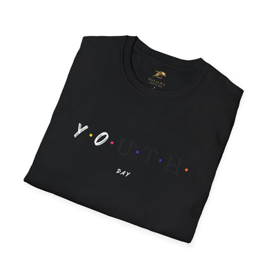 Black Youth Day Celebration unisex t-shirt with colorful dots and lightweight cotton fabric