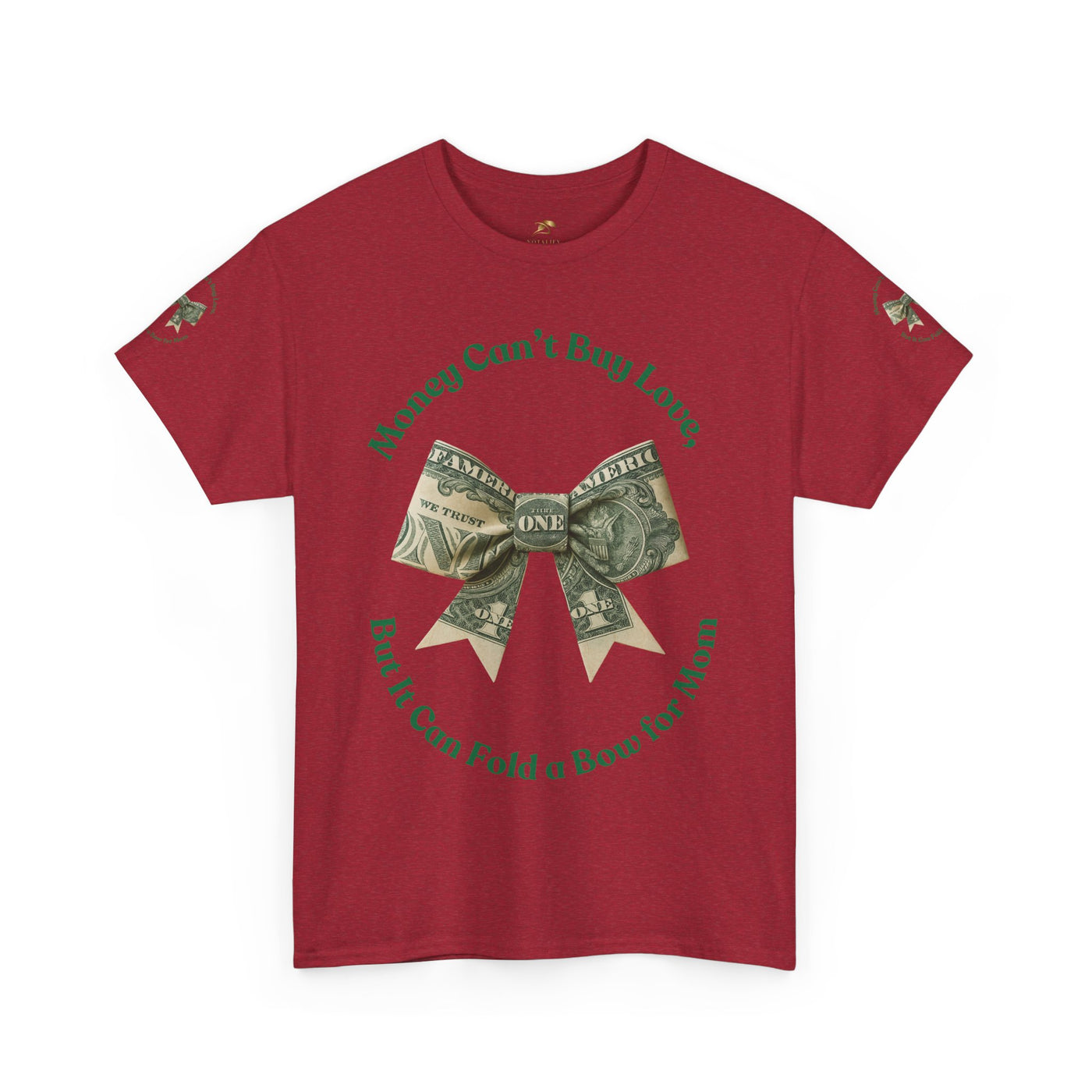 Mother's Day Money Bow Unisex Tee, Love for Mom, Gift for Her, Mother's Day Shirt, Funny Mom Tee, Mom makes Money, Mom but it all for me - NOTALIFY