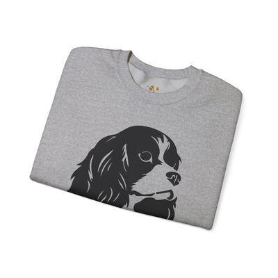 Cocker Spaniel Sweatshirt, Pet's Name Personalized Gift Idea, Cocker Spaniel Dog Owner Apparel, Custom Dog Paw Print Jumper, Comfy Crewneck - NOTALIFY
