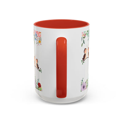 Mug, Inspirational Ceramic Cup w/ Flower Design, Bloom where you are planted, Gift for her/him, Quote Tea Mug, Home Office Decor, - NOTALIFY