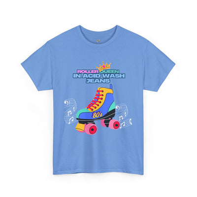 Roller Queen in Acid Wash Tee, Vintage Roller Skating Shirt, Retro 80s Graphic Tee, Unisex Graphic T-Shirt, Roller Derby Shirt, Roller Disco - NOTALIFY