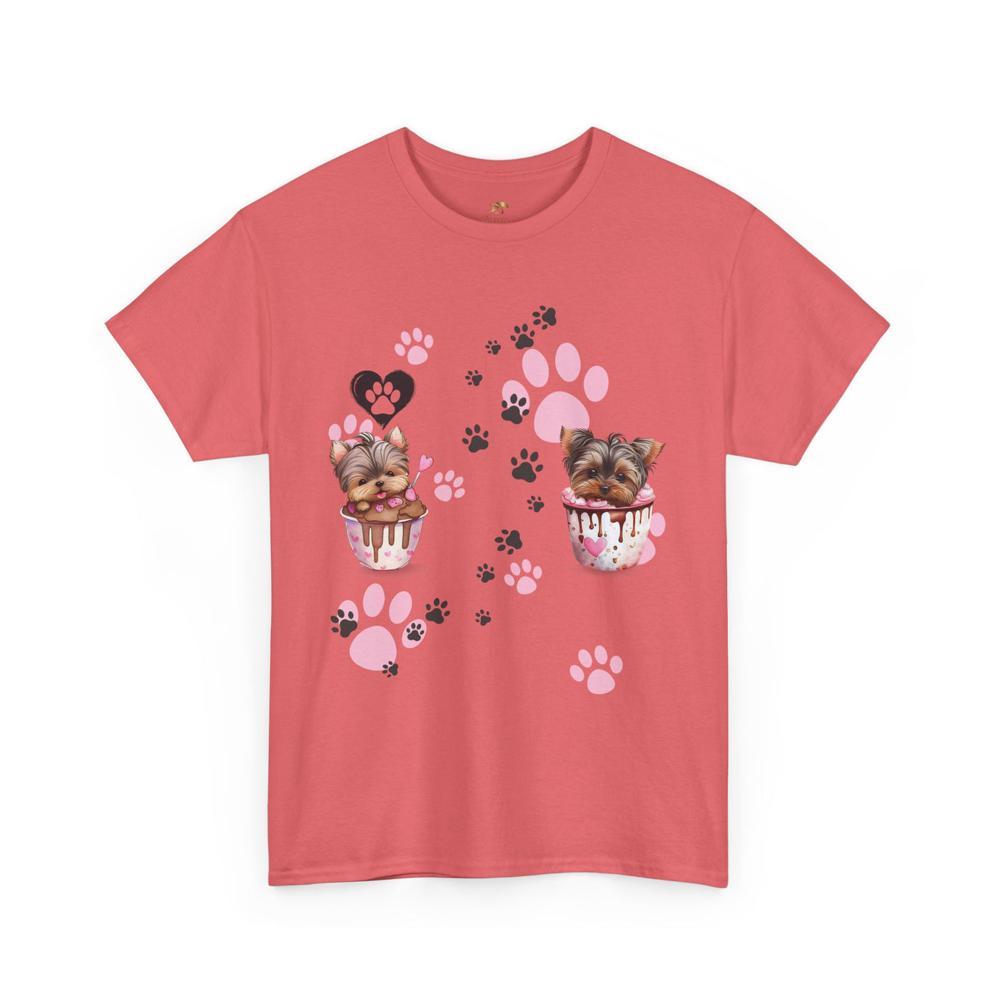 Pet Lover Unisex Heavy Cotton Tee, Love My Pet Shirt, Dog Cat Owner Gift, Animal Lover Apparel, Customized Pet Tee - NOTALIFY