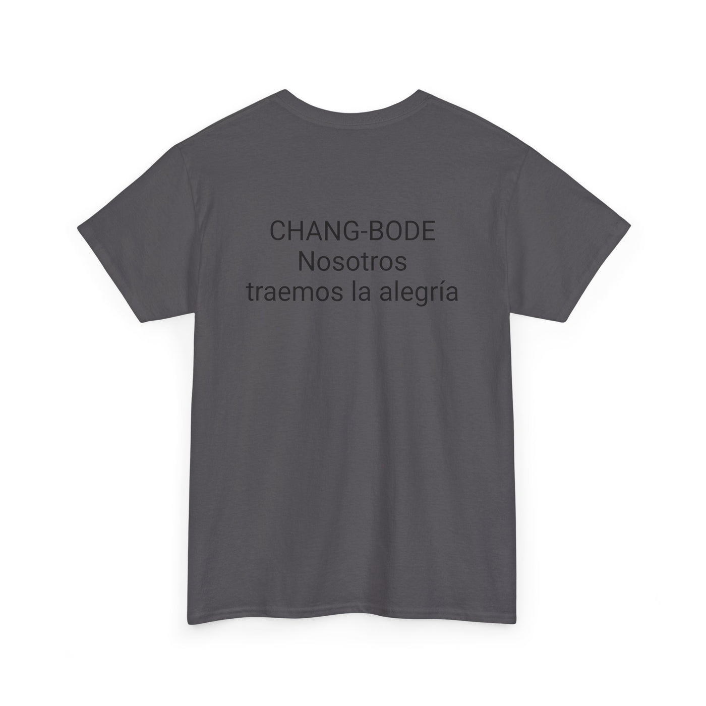 Colorful Unisex Heavy Cotton Tee with Joyful Message, Fun T-Shirt, Cas