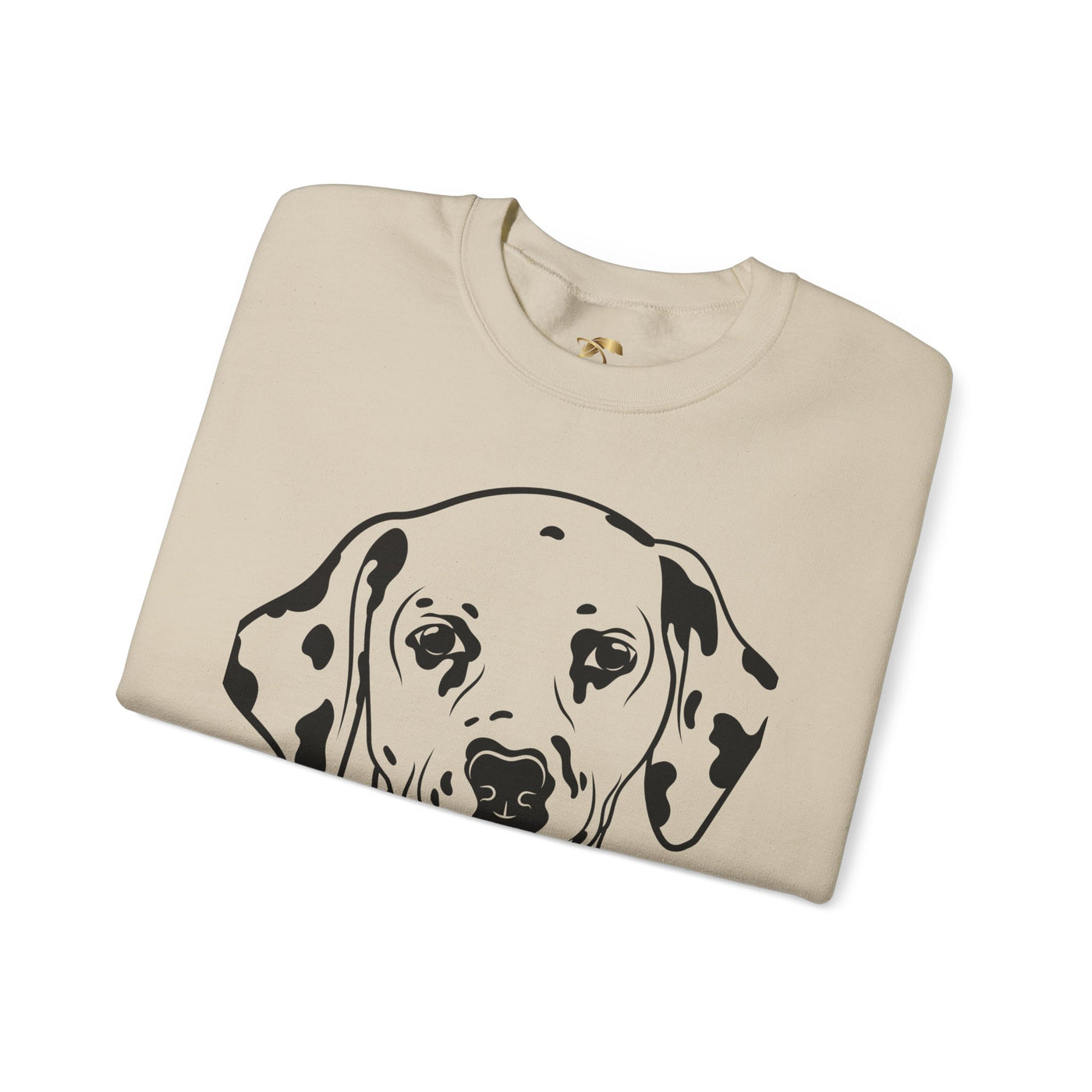 Damatian Dog Lover Sweatshirt, Pet's Name Personalized Gift Idea, Frenchie Dog Owner Apparel, Custom Dog Paw Print Jumper, Comfy Crewneck