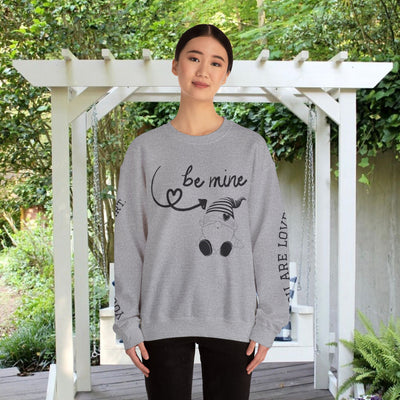 BE MINE Gnome Unisex Sweatshirt, Cozy Crewneck Jumper, Soft Pullover, Gender-Neutral Sweater, Casual Winter Shirt - NOTALIFY