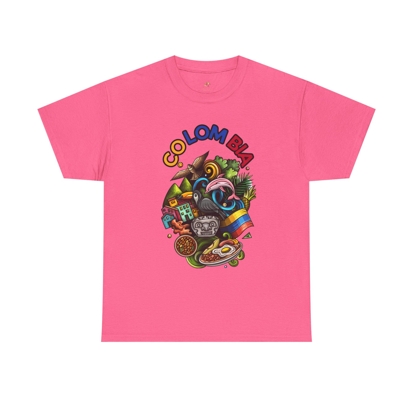 Colorful Unisex Heavy Cotton Tee with Joyful Message, Fun T-Shirt, Casual Wear, Gift for Friends, Summer Vibes, Festival Apparel - NOTALIFY
