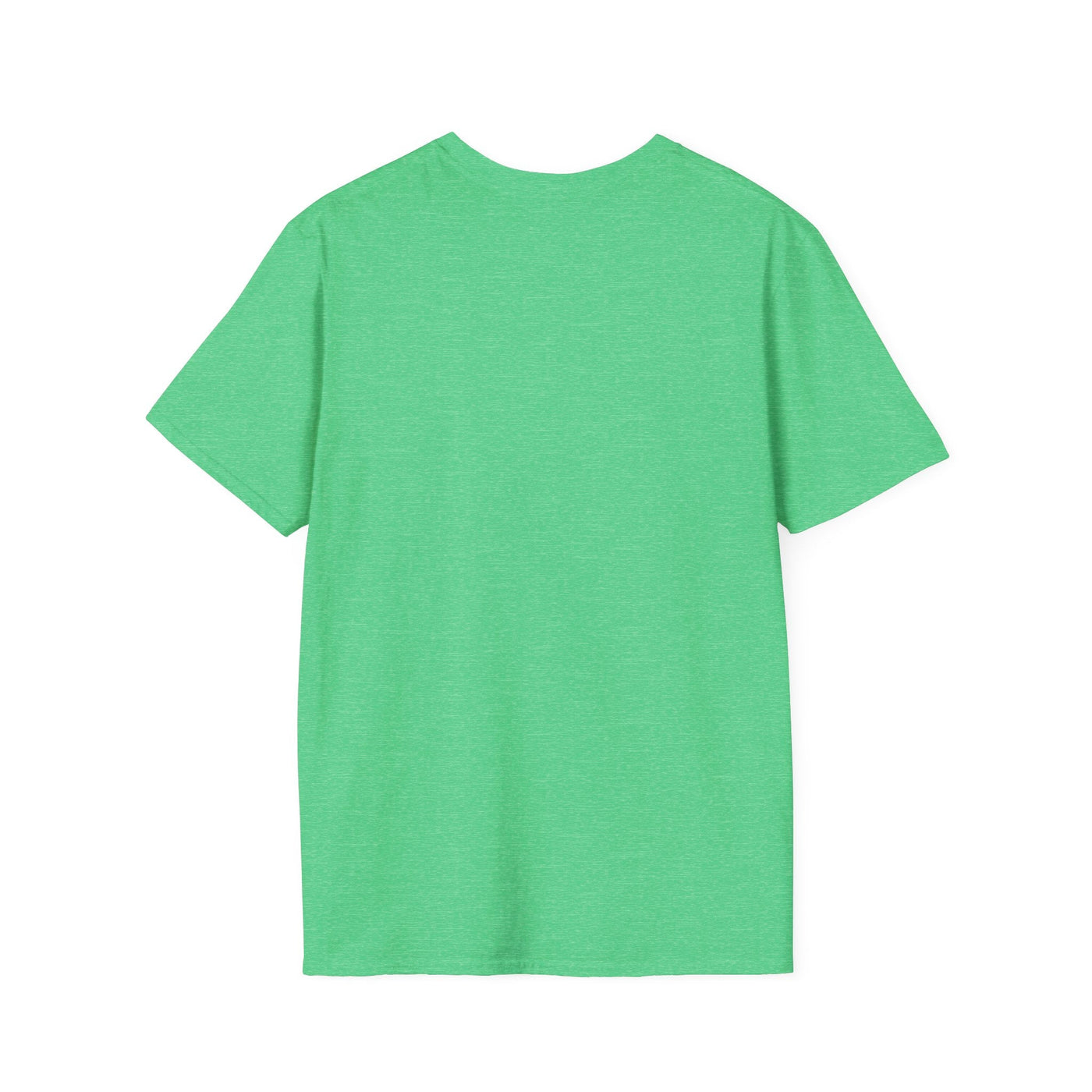 Green Heart Fixed Enamorados unisex t-shirt, perfect for Valentine's Day couples, made from 100% ring-spun cotton.