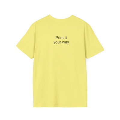 Pi Day Unisex Softstyle T-Shirt, Math Geek Gift, Irrationally Awesome 