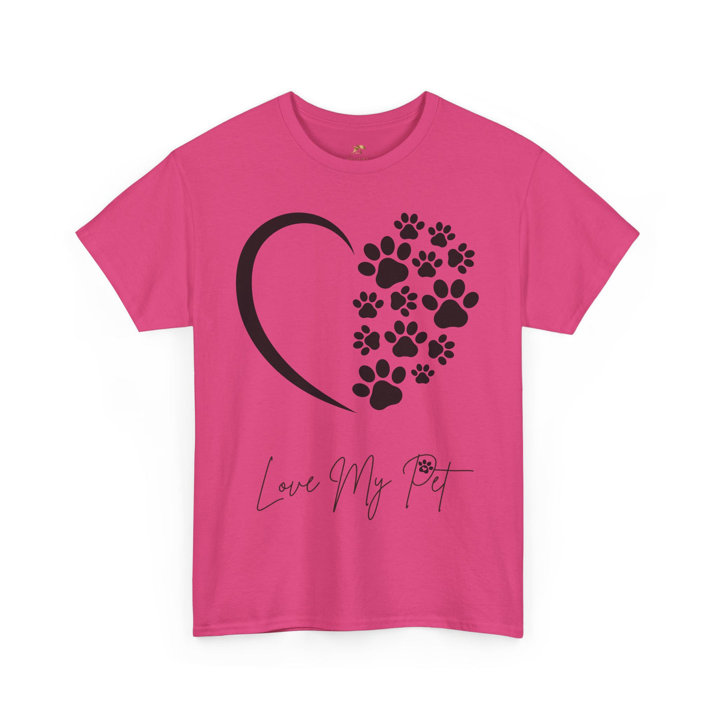 Pet Lover Unisex Heavy Cotton Tee, Love My Pet Shirt, Dog Cat Owner Gift, Animal Lover Apparel, Pet Tee - NOTALIFY