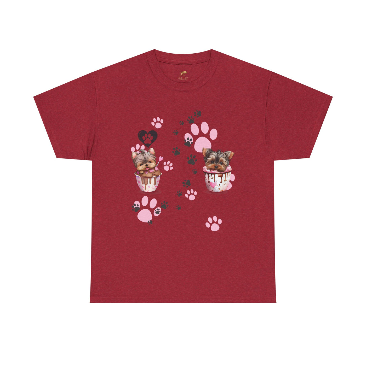 Pet Lover Unisex Heavy Cotton Tee, Love My Pet Shirt, Dog Cat Owner Gift, Animal Lover Apparel, Customized Pet Tee