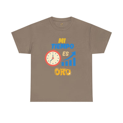Mi Tiempo Es Oro Spanish Productivity T-Shirt | Time Management Motivational Tee | Entrepreneur Shirt | Focus and Hustle Shirt | Unisex