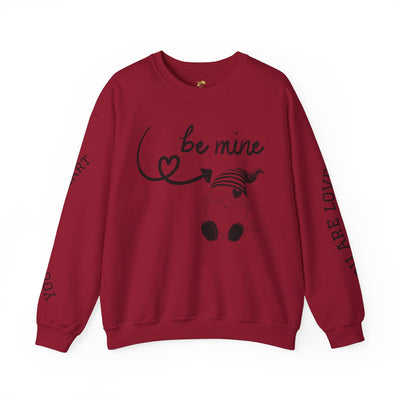 BE MINE Gnome Unisex Sweatshirt, Cozy Crewneck Jumper, Soft Pullover, Gender-Neutral Sweater, Casual Winter Shirt - NOTALIFY