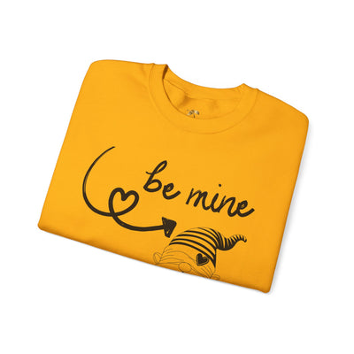BE MINE Gnome Unisex Sweatshirt, Cozy Crewneck Jumper, Soft Pullover, Gender-Neutral Sweater, Casual Winter Shirt - NOTALIFY