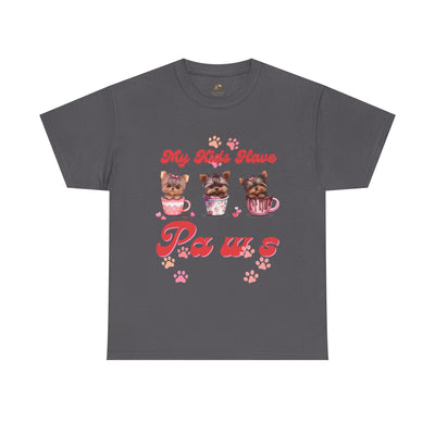 Dog Lover Unisex Tee, Animal Parent Tshirt, My Kids Have Paws Shirt, Cute Puppy Graphic Tee, Pet Owner Gift, Casual Dog Mom Dad Top - NOTALIFY