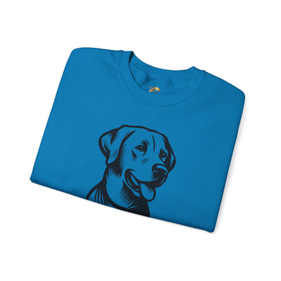 Labrador Lover Sweatshirt, Pet's Name Personalized, Labrador Dog Owner Apparel, Custom Dog Paw Print Jumper, Comfy Crewneck - NOTALIFY