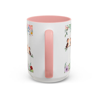 Mug, Inspirational Ceramic Cup w/ Flower Design, Bloom where you are planted, Gift for her/him, Quote Tea Mug, Home Office Decor, - NOTALIFY