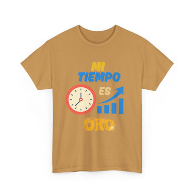 Mi Tiempo Es Oro Spanish Productivity T-Shirt | Time Management Motivational Tee | Entrepreneur Shirt | Focus and Hustle Shirt | Unisex
