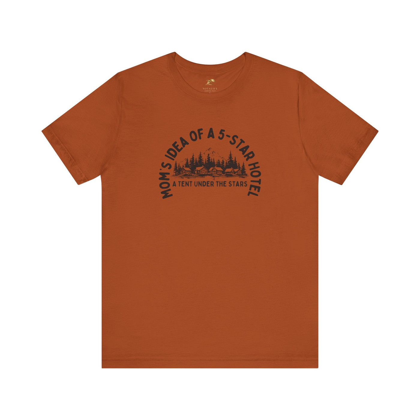 Mom's 5-Star Hotel Camping Tee, Unisex Comfort Shirt, Nature Lover Gif