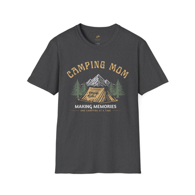 Camping Mom T-Shirt, Campfire Memories Tee, Outdoor Adventure Shirt, N