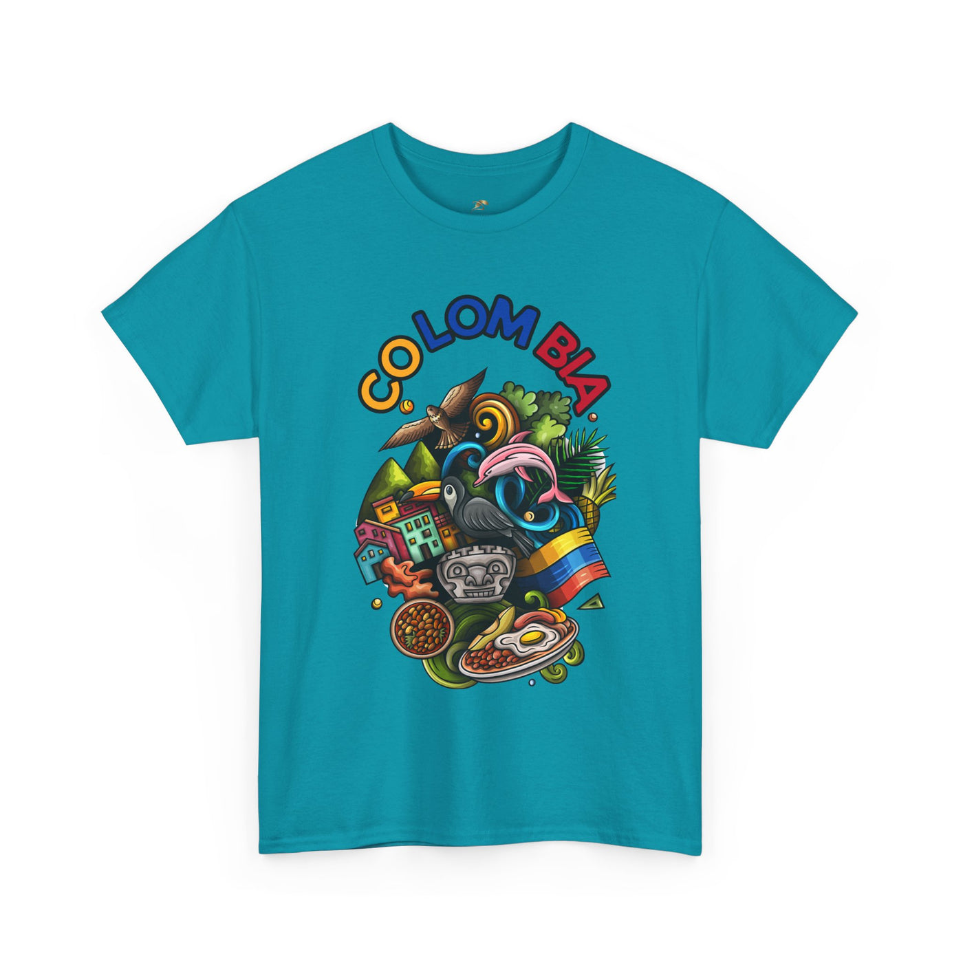 Colorful Unisex Heavy Cotton Tee with Joyful Message, Fun T-Shirt, Casual Wear, Gift for Friends, Summer Vibes, Festival Apparel - NOTALIFY