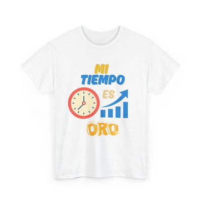 Mi Tiempo Es Oro Spanish Productivity T-Shirt | Time Management Motivational Tee | Entrepreneur Shirt | Focus and Hustle Shirt | Unisex