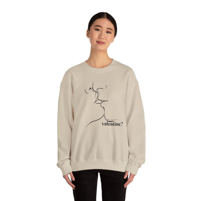 Valentines Couples KISSING Unisex Sweatshirt, Heart Fixed Enamorados, Sexy Romantic Gift, Will you be my VALENTINES, Valentines Day - NOTALIFY