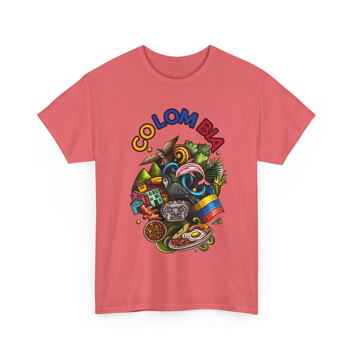 Colorful Unisex Heavy Cotton Tee with Joyful Message, Fun T-Shirt, Casual Wear, Gift for Friends, Summer Vibes, Festival Apparel - NOTALIFY