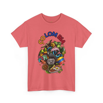 Colorful Unisex Heavy Cotton Tee with Joyful Message, Fun T-Shirt, Casual Wear, Gift for Friends, Summer Vibes, Festival Apparel - NOTALIFY