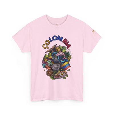 Colorful Unisex Heavy Cotton Tee with Joyful Message, Fun T-Shirt, Casual Wear, Gift for Friends, Summer Vibes, Festival Apparel - NOTALIFY
