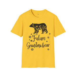 Future Grandma Bear Personalized T-Shirt, Pregnancy Announcement Gift, Custom Family Shirt, Baby Reveal Tee, Grandma Gift, abuela, grandma - NOTALIFY