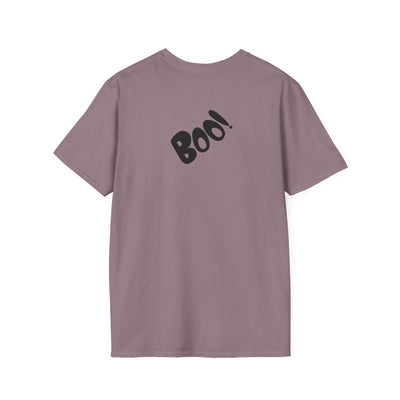 NOTALIFY Just Here for the Boo Dog Halloween TEE | Cute Puppy Costume | Soft Cotton | Fun Fall Outfit for Kids & Adults