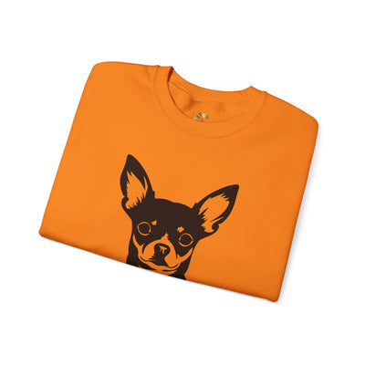 Chihuahua Lover Sweatshirt, Pet's Name Personalized Gift Idea, Chihuahua Dog Owner Apparel, Custom Dog Paw Print Jumper, Comfy Crewneck - NOTALIFY