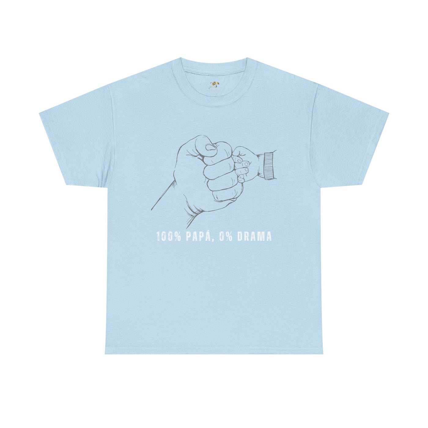 100 Percent Papá 0 Percent Drama Shirt | Funny Spanish Dad Tee | Fathers Day Gift for Dad| Cool Latino Dad Shirt | Parent Humor Graphic Tee