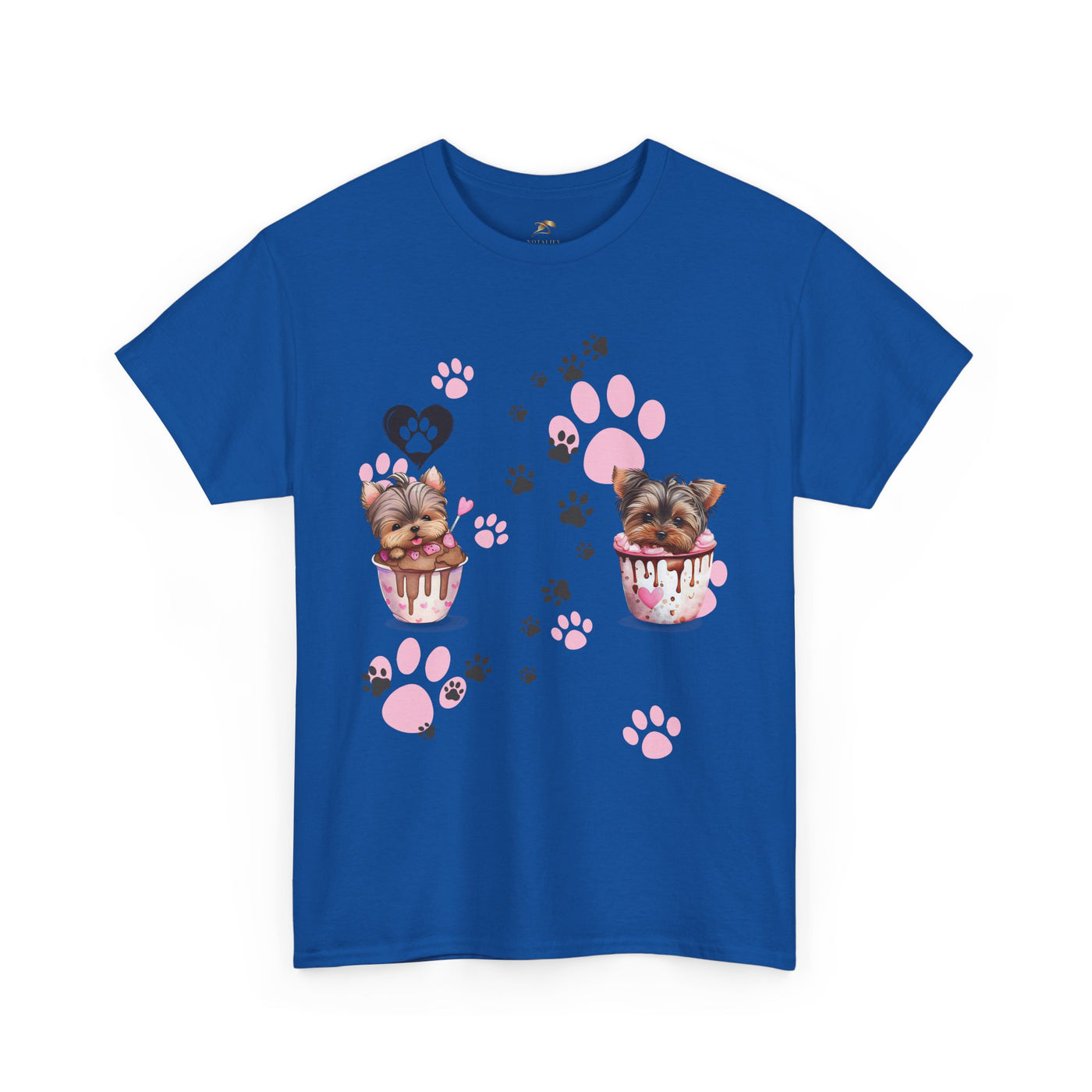 Pet Lover Unisex Heavy Cotton Tee, Love My Pet Shirt, Dog Cat Owner Gift, Animal Lover Apparel, Customized Pet Tee - NOTALIFY