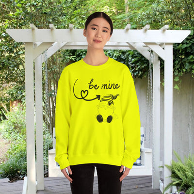 BE MINE Gnome Unisex Sweatshirt, Warm Crewneck Jumper, Comfy Pullover,