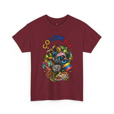 Colorful Unisex Heavy Cotton Tee with Joyful Message, Fun T-Shirt, Casual Wear, Gift for Friends, Summer Vibes, Festival Apparel - NOTALIFY
