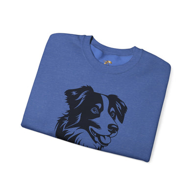 Collie Lover Sweatshirt, Pet's Name Personalized Gift Idea, Collie Dog Owner Apparel, Custom Dog Paw Print Jumper, Comfy Crewneck - NOTALIFY