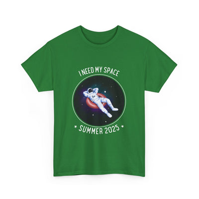 Astronaut Space Vibes Tee with galaxy graphic and cosmic relaxation design.