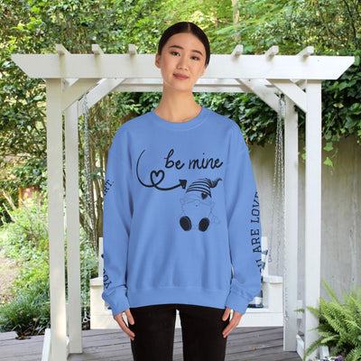 BE MINE Gnome Unisex Sweatshirt, Cozy Crewneck Jumper, Soft Pullover, Gender-Neutral Sweater, Casual Winter Shirt - NOTALIFY