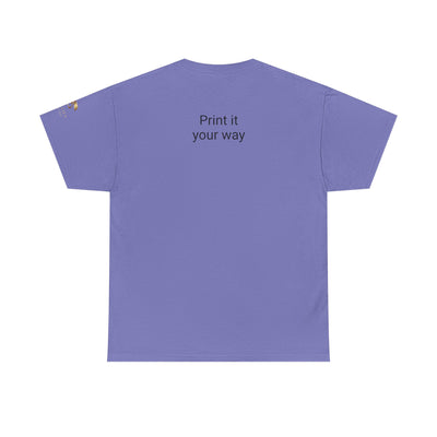 Colorful Unisex Heavy Cotton Tee with Joyful Message, Fun T-Shirt, Casual Wear, Gift for Friends, Summer Vibes, Festival Apparel - NOTALIFY