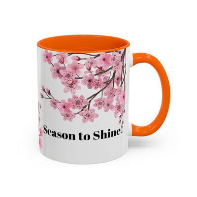 Coffee Mug, Season to Shine Design - Festive Holiday Gift, Spring Mug,