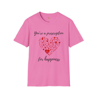 Love Prescription T-Shirt, Valentine's Day Gift, Couples Shirt, Enamorados Tee, San Valentin Apparel, Feb 14 Top - NOTALIFY