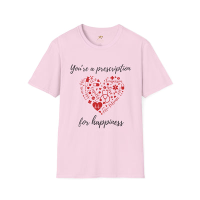 Love Prescription T-Shirt, Valentine's Day Gift, Couples Shirt, Enamorados Tee, San Valentin Apparel, Feb 14 Top - NOTALIFY
