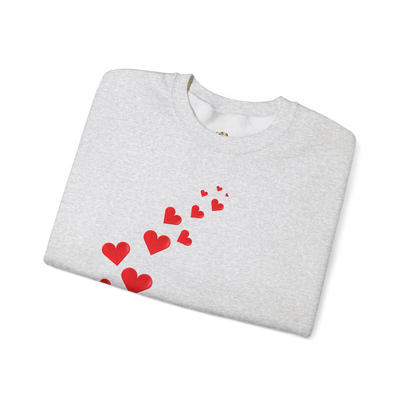 You are Enough Hearts Love Sweatshirt - Unisex Heavy Blend Crewneck, Gift for Him Her, Ultimate Comfort, Every Season, Unisex Sweatshirt - NOTALIFY